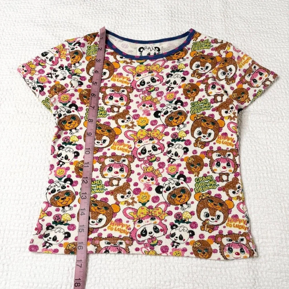 Grand Ground j-fashion panda AOP baby tee